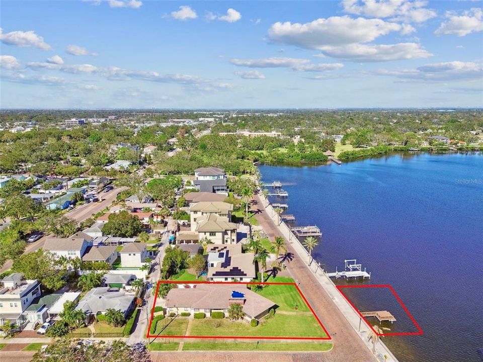 Premium oversized waterfront lot