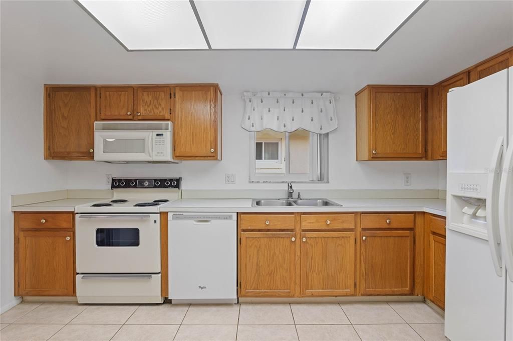 spacious kitchen with ample cabinetry