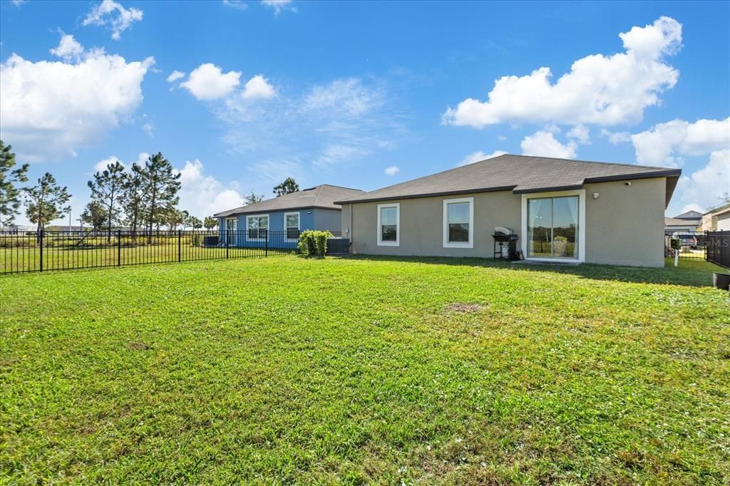 Large Fenced in Back Yard