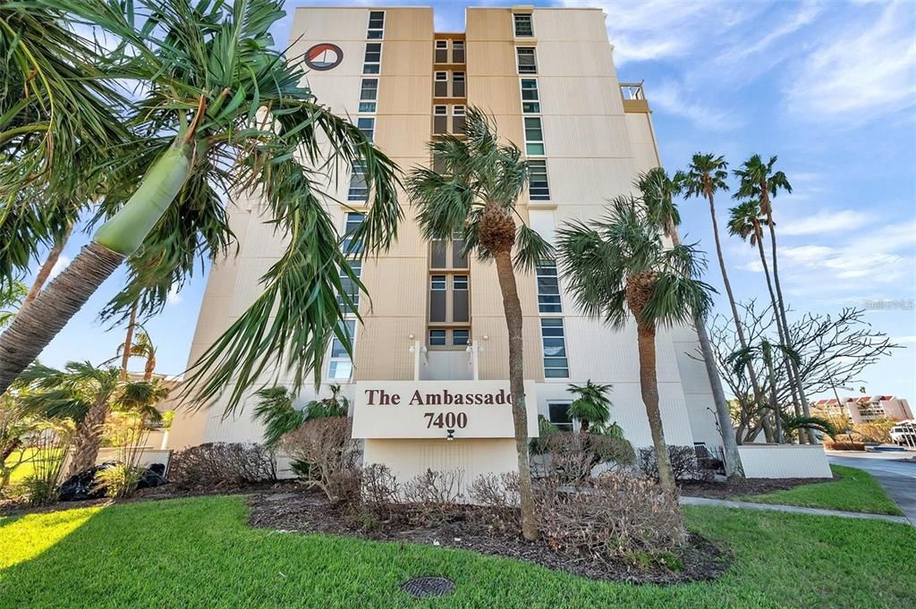 The Ambassador is a resort-style waterfront residence within the active 55+ Sun Island community.