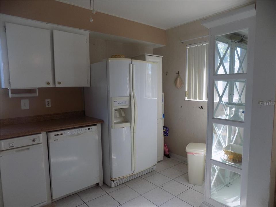 Plenty of storage and Both units have available laundry hook-ups in the kitchens.