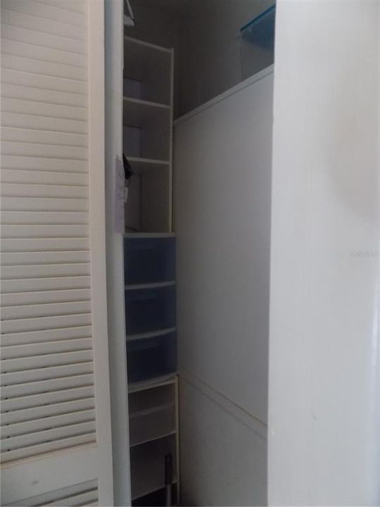 There is a hall closet as well for additional storage between the two bedrooms in unit B