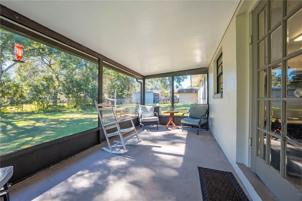 Covered Screened Lanai