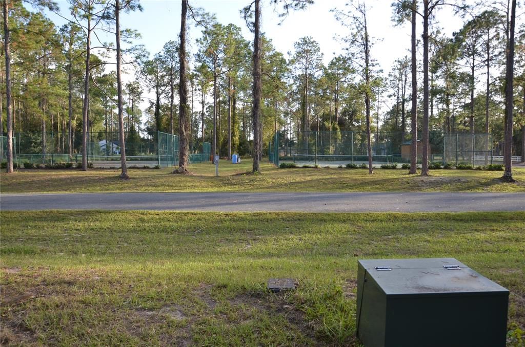 View of Tennis/Pickleball Courts from Lot 9