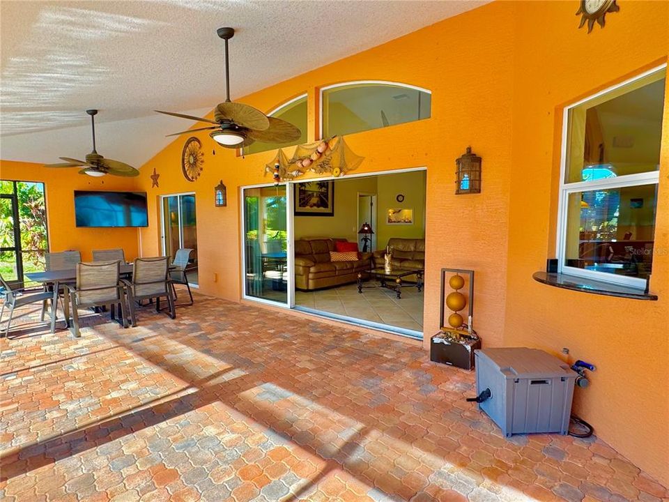 MASSIVE covered deck for entertaining in the shade!