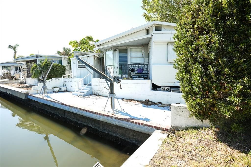 Canal & Back of Home.