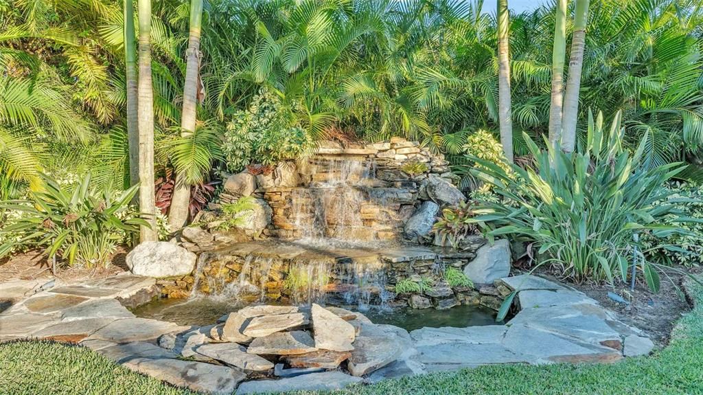 Your OWN Personal WATERFALL in Backyard