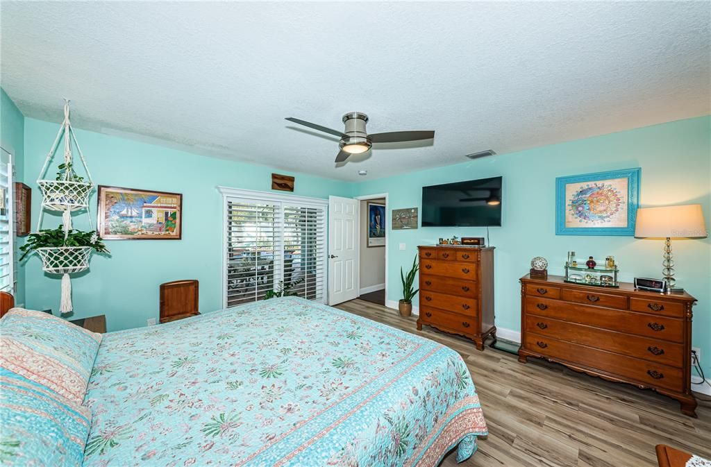 Primary Bedroom with Plantation Shutters