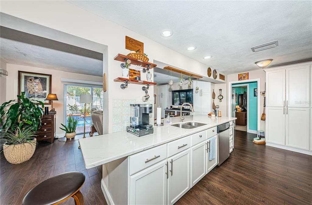 Open Kitchen To The Family Room