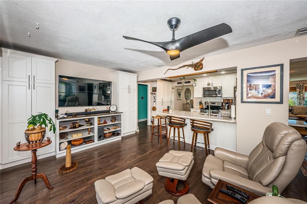 Family Room With More Built-in Storage