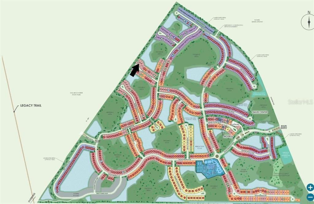 Site map: Lot 759 - Water view