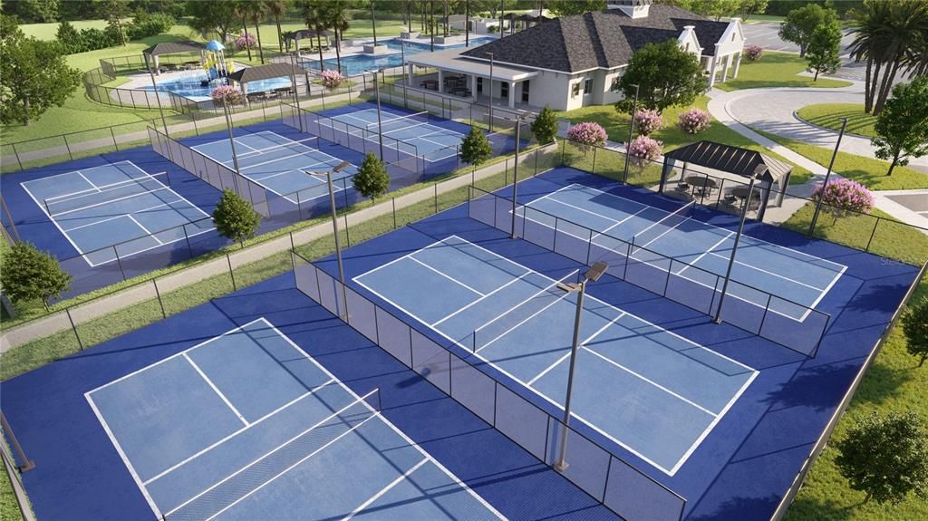 Sports Courts Rendering