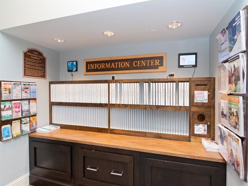 Club information center.  (Currently being updated)