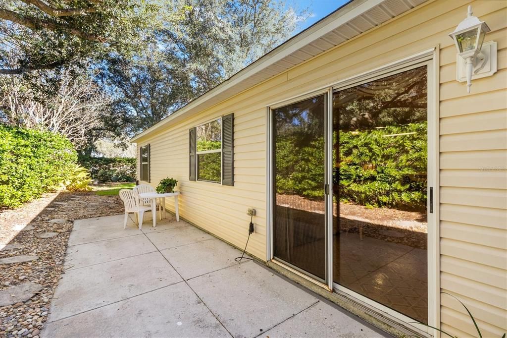 Side Patio of Home