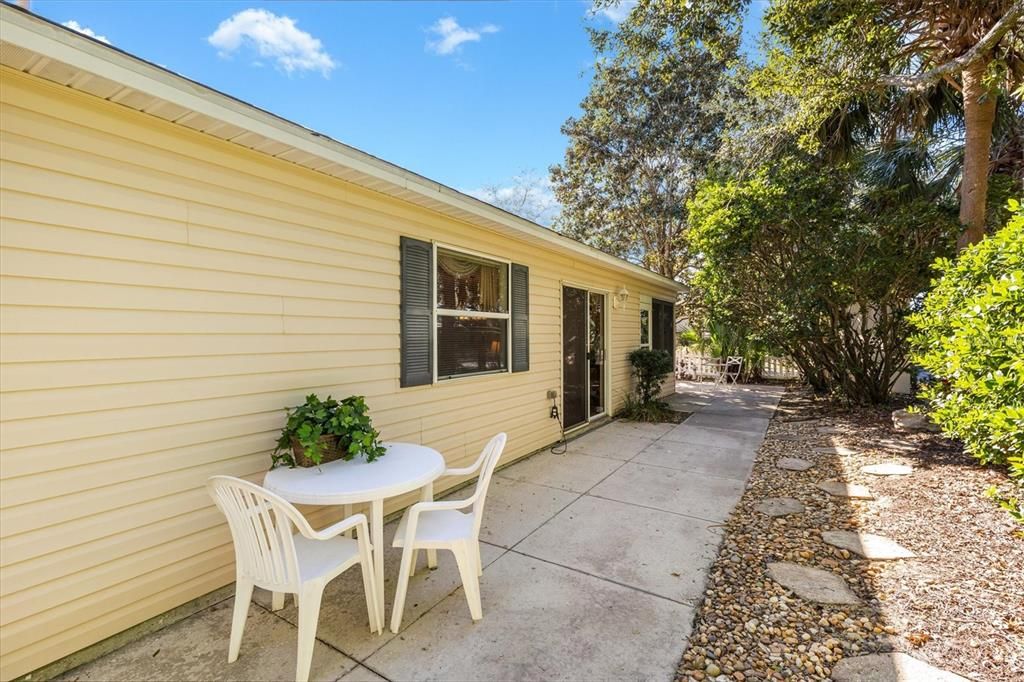 Side Patio of Home