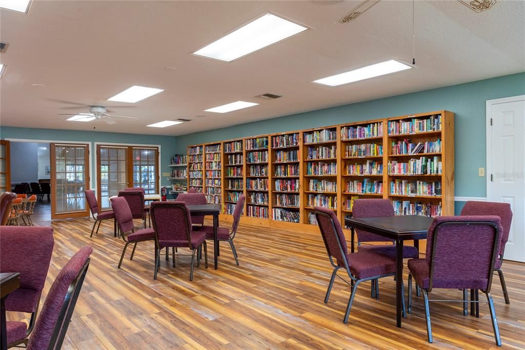 Library inside the club house