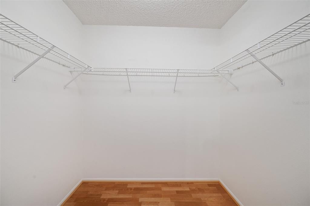 Interior picture of guest closet