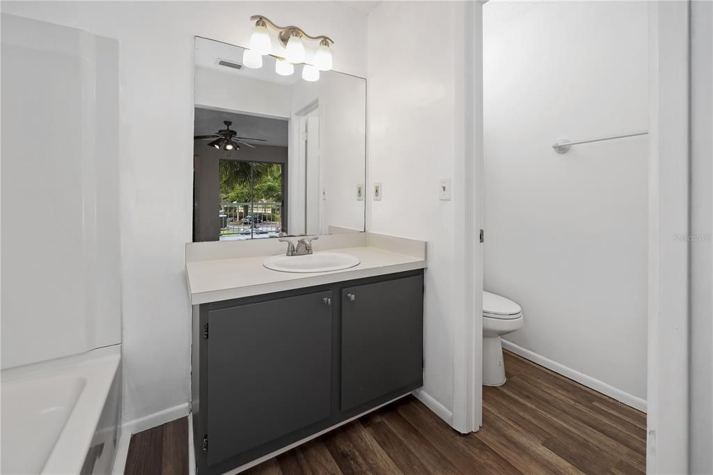 Nice Master BATH with Tub & Shower!