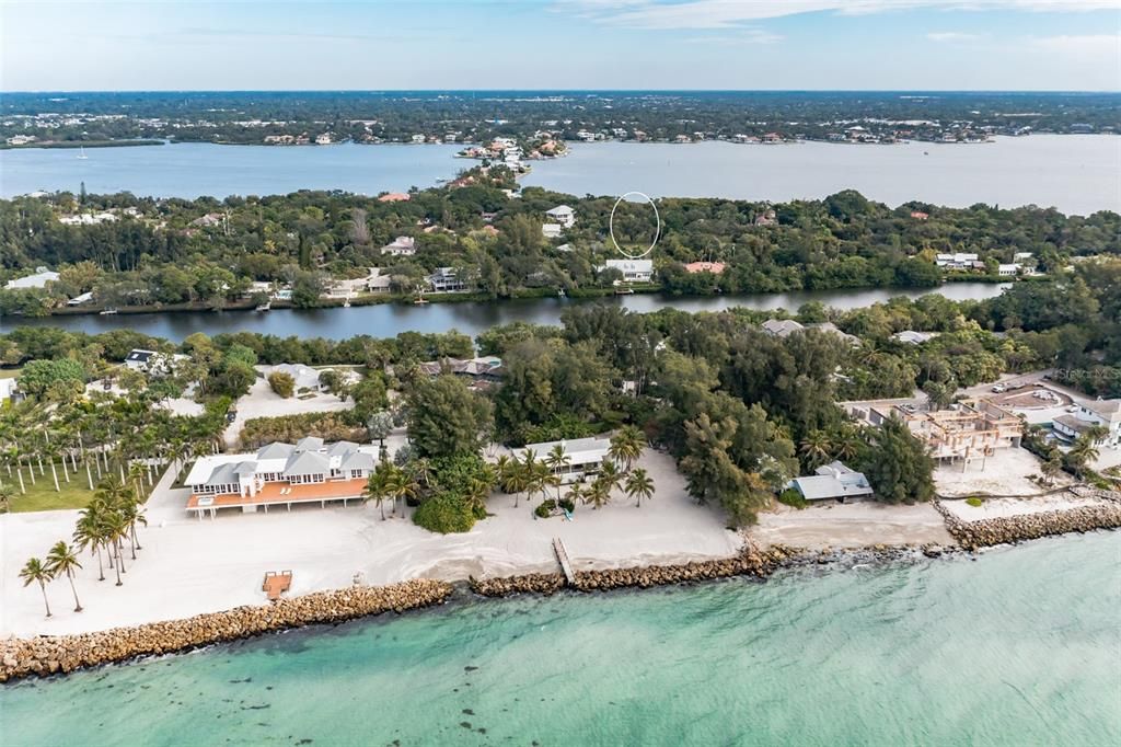 View from over the Gulf of Mexico