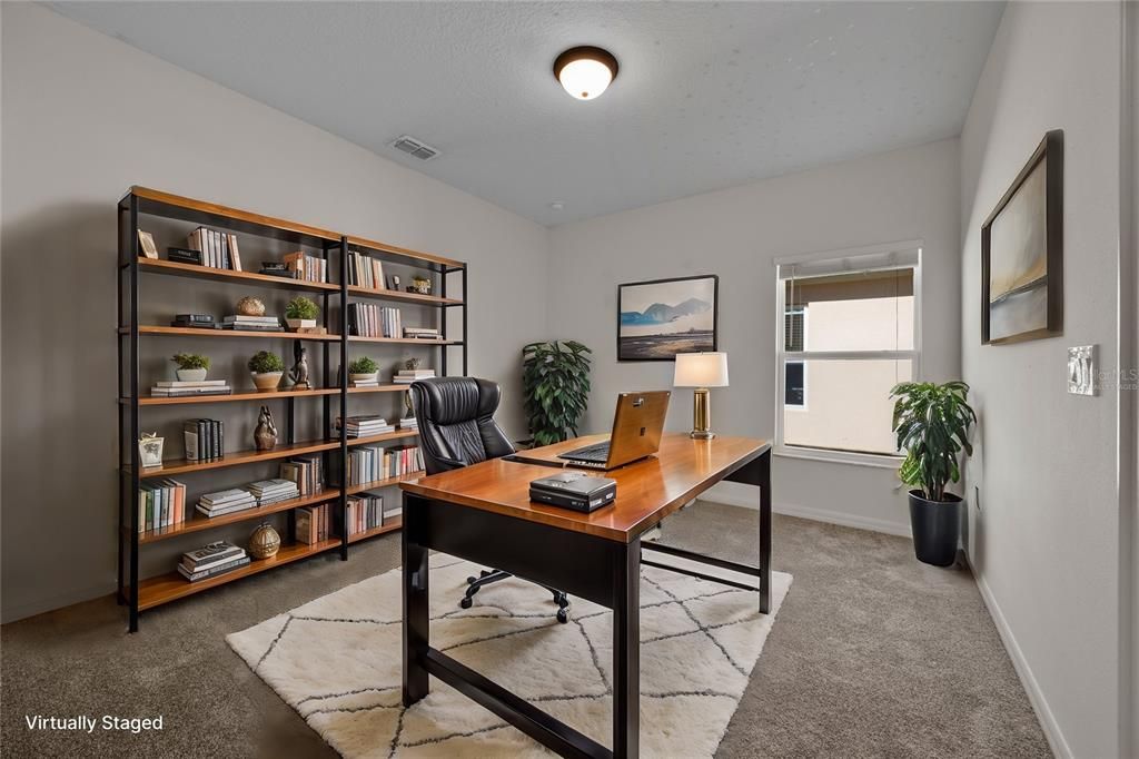 Office/Den or 4th Bedroom Virtually Staged