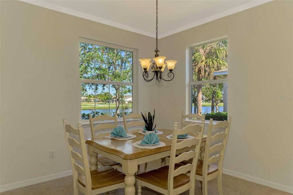 Spectacular Water Views from the Dining Room