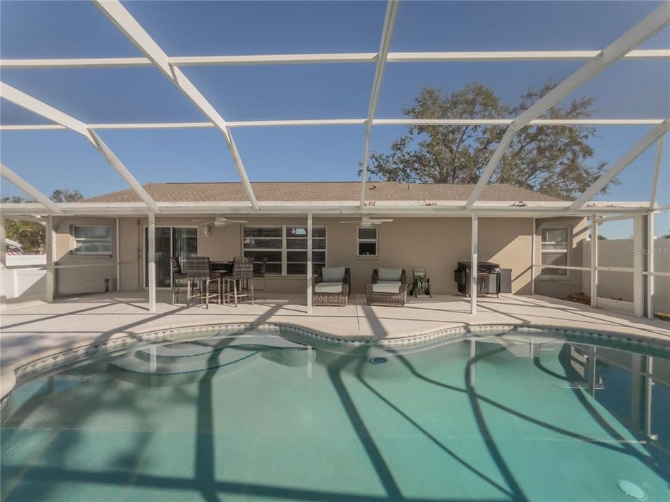 Pool patio