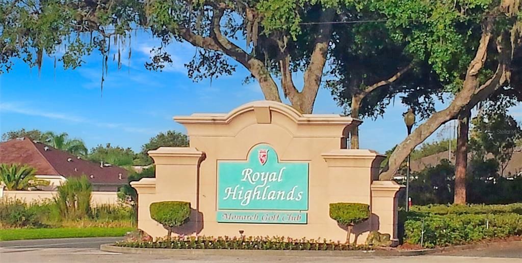 Royal Highlands main entrance