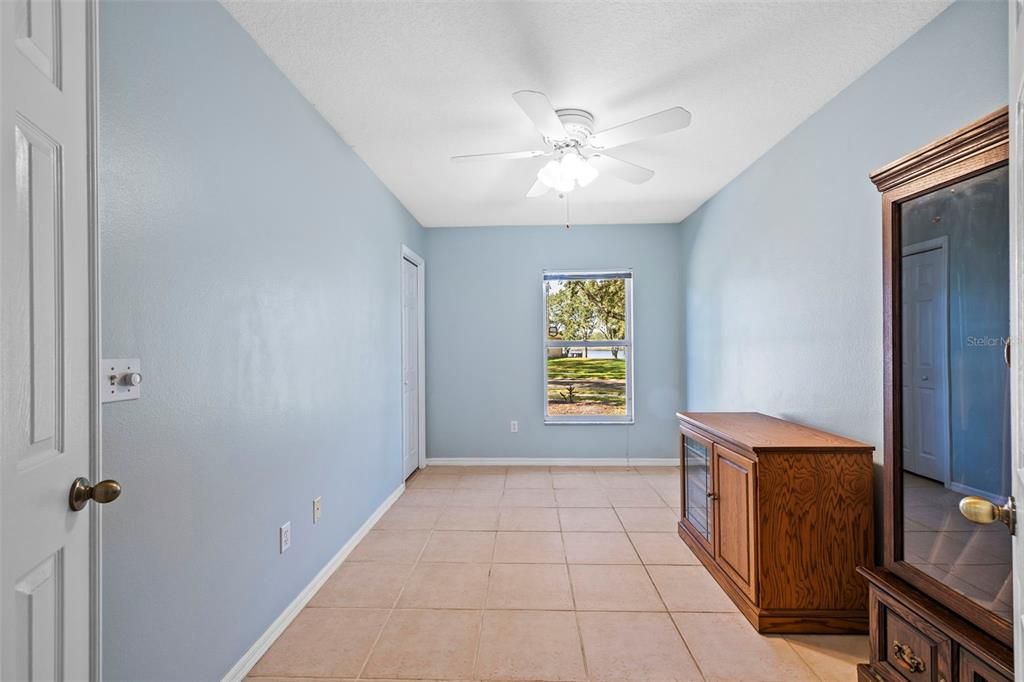 Bedroom 2 or Flex room. French doors off the kitchen