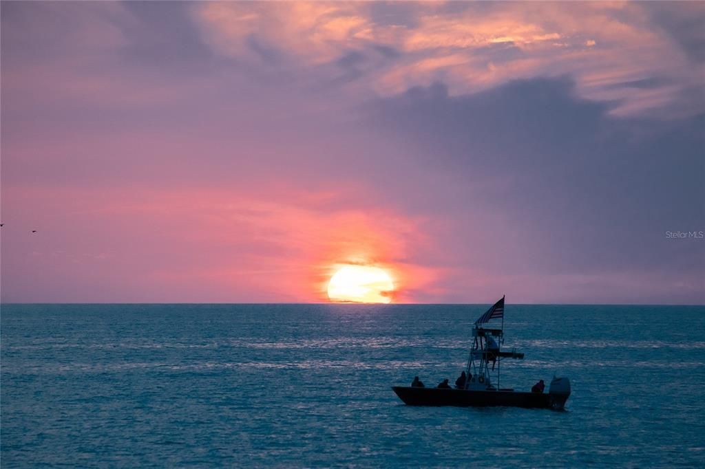 Extraordinary sunset on Englewood Beach!