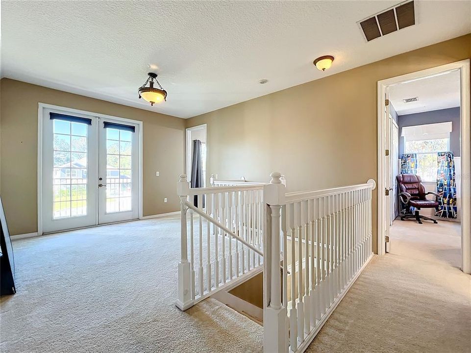 Upstairs family room