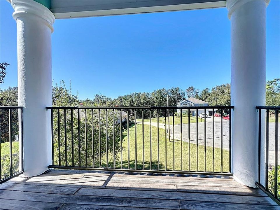 2nd floor balcony