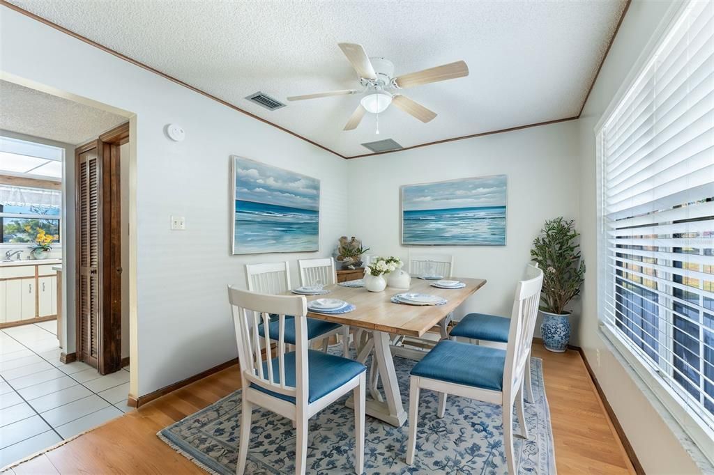 Virtually staged - Formal Dining room