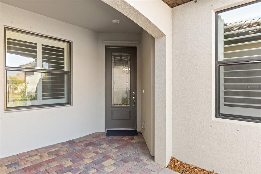 Front entryway/ covered porch