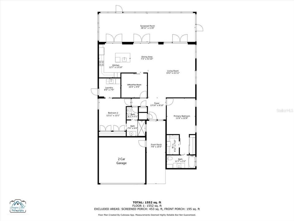 Floor plan with dimensions