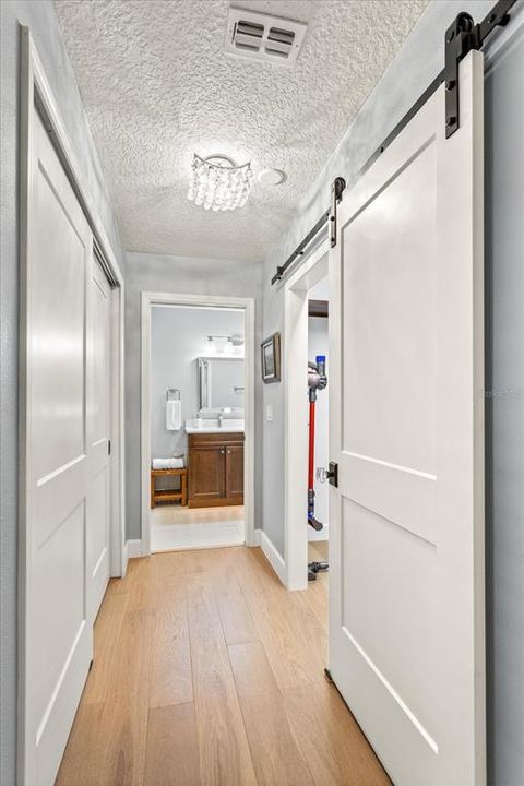 2 large closets, one is a walk-in!