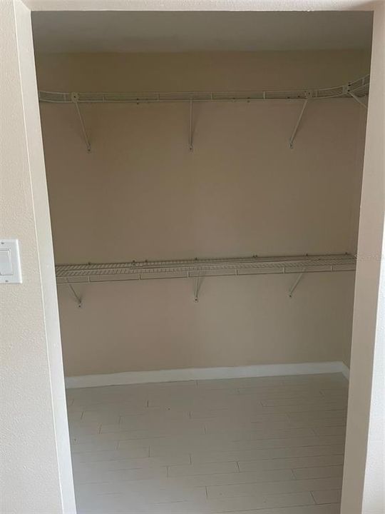 2nd bedroom walk in closet