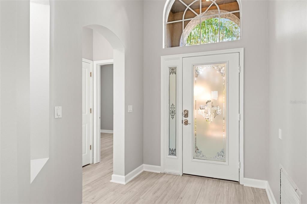 Foyer with view to secondary bedrooms/bath