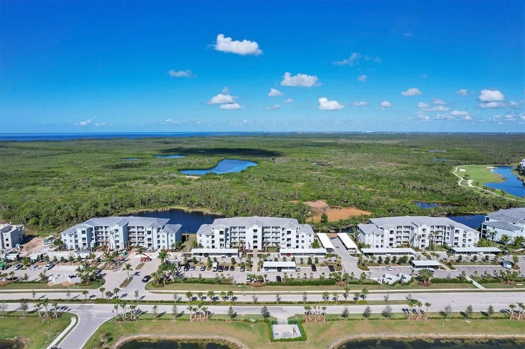 Ariel shots, including Charlotte Harbor