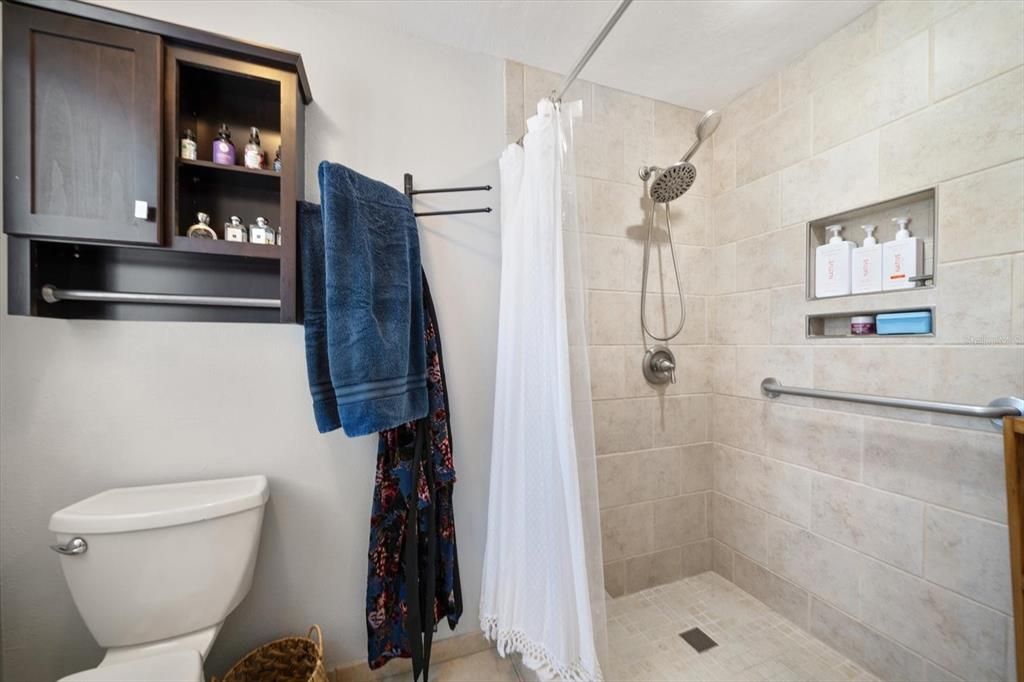 Walk in shower in Primary bath area