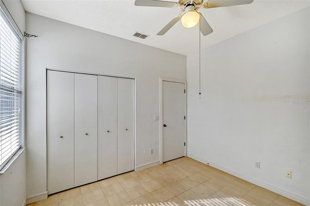 Bedroom 2 built-in closet