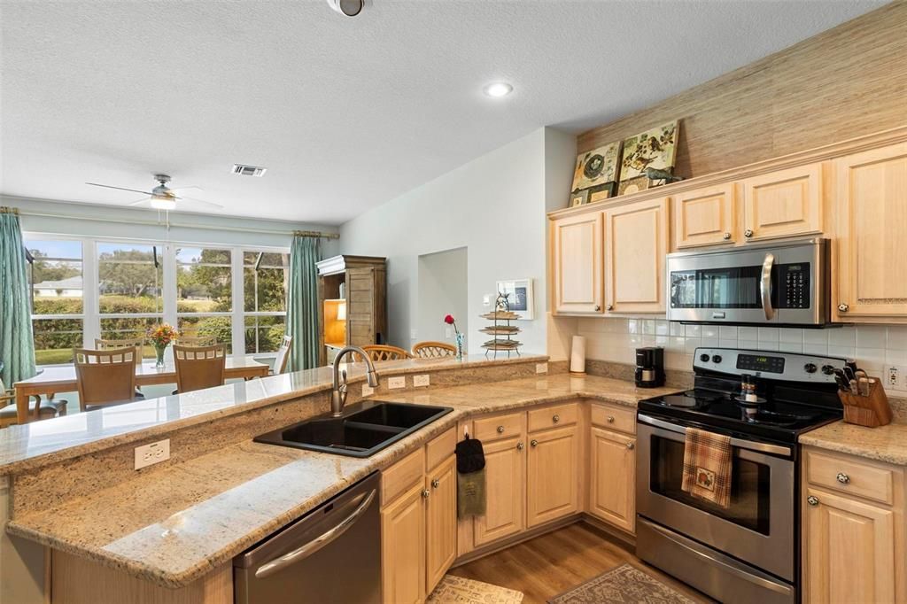 Open Kitchen with a great view