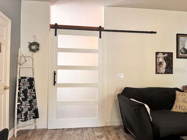 New modern barn door