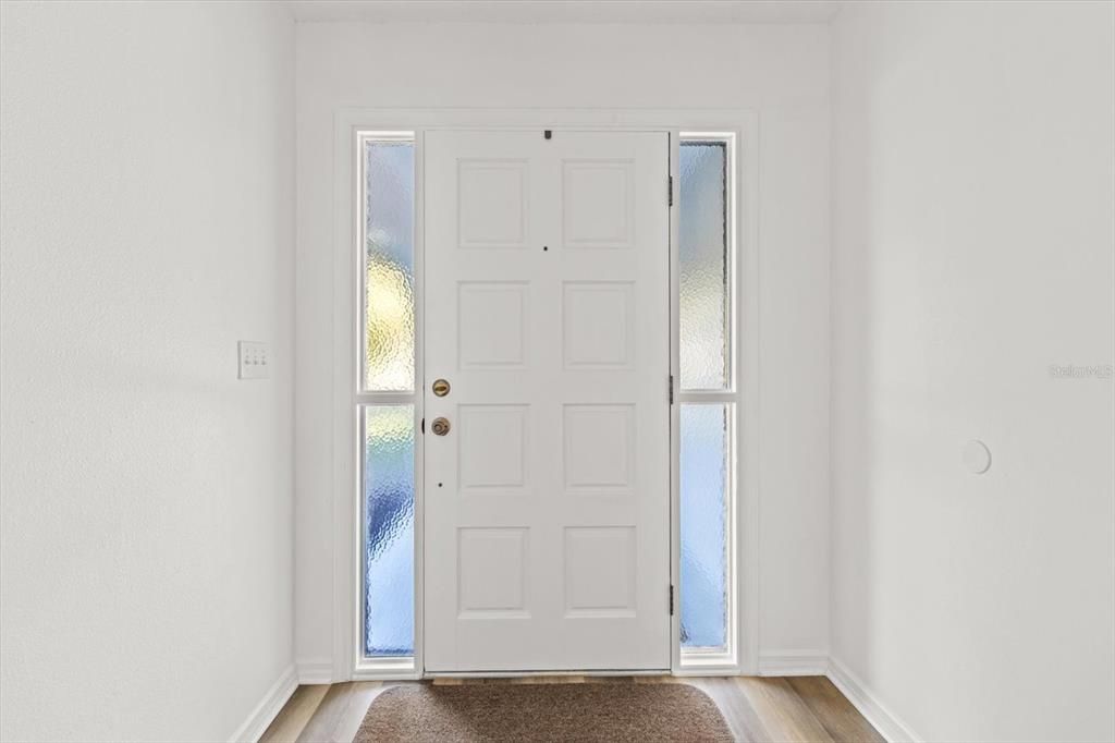 Front Door from inside