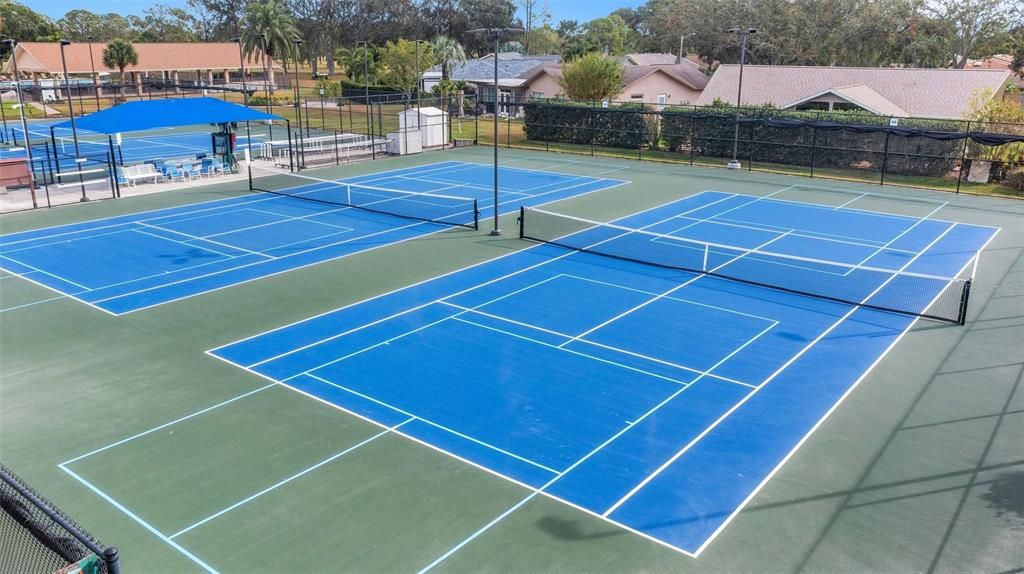 Tennis & Pickleball leagues with beginner clinics~