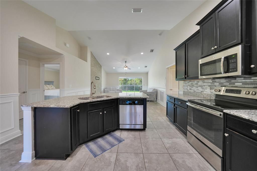 KITCHEN VIEW TO GREAT ROOM