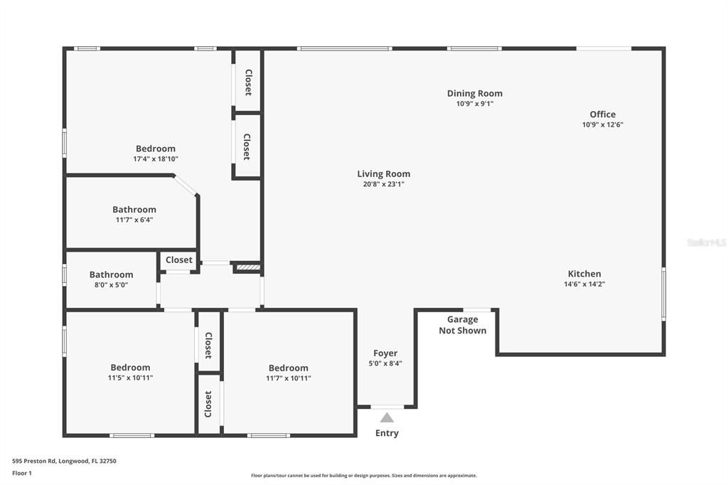 На продажу: $455,000 (3 спален, 2 ванн, 1734 Квадратных фут)