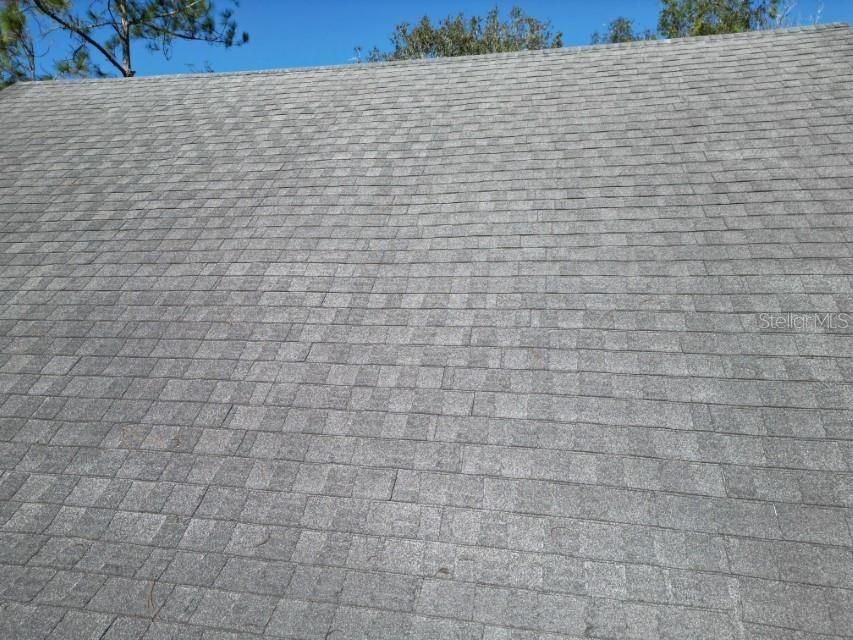 SHINGLED ROOF SOUTH SIDE