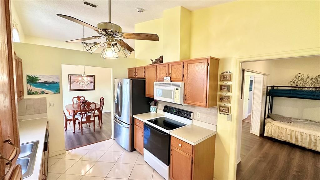 Kitchen from breakfast nook