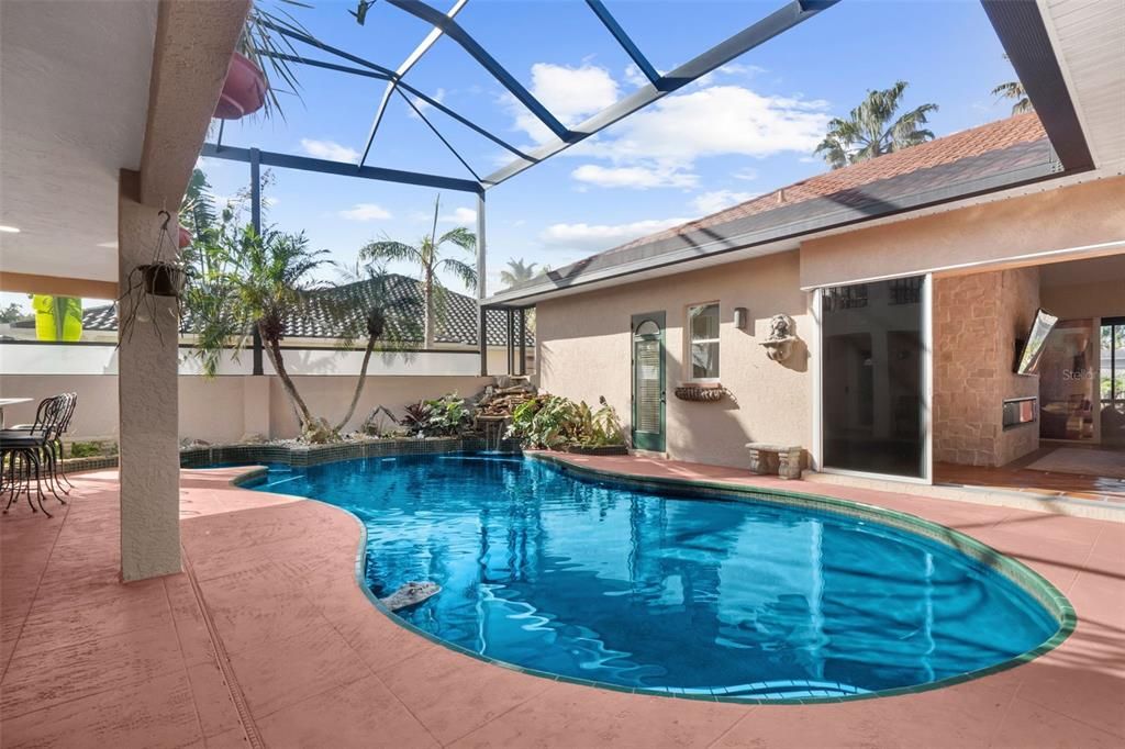 Courtyard pool