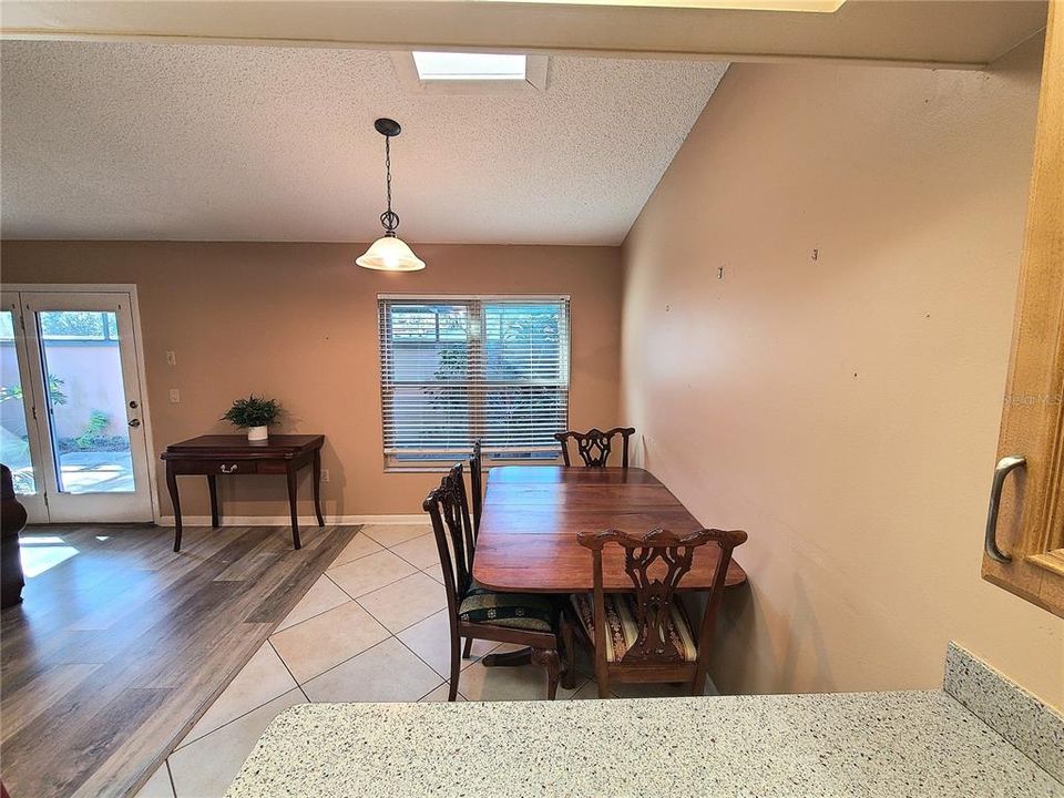 Dining area from the kitchen